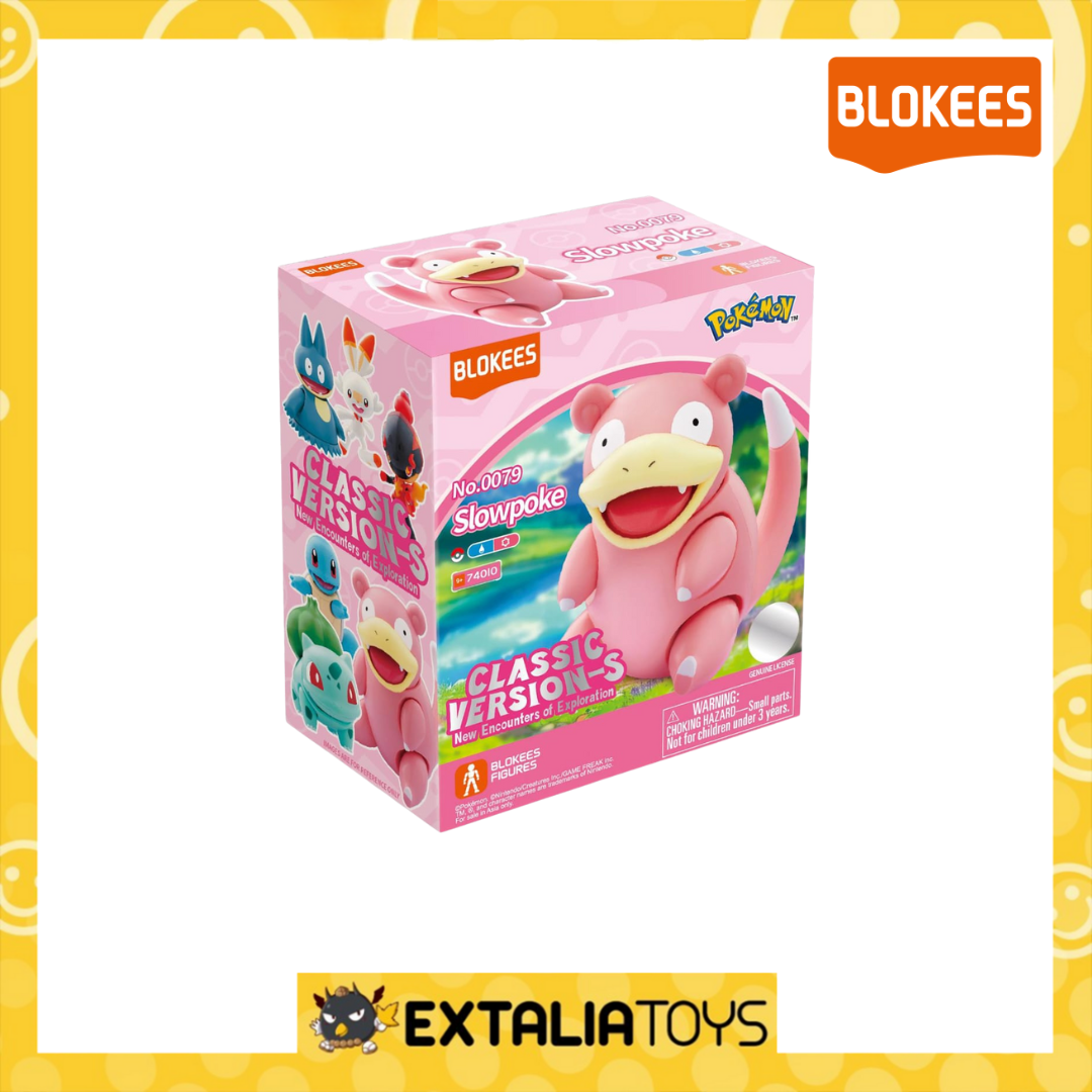 (READY) Blokees Figures - Pokémon Classic Version CV-S - Slowpoke (READY) Blokees Figures - Pokémon Classic Version CV-S - Slowpoke